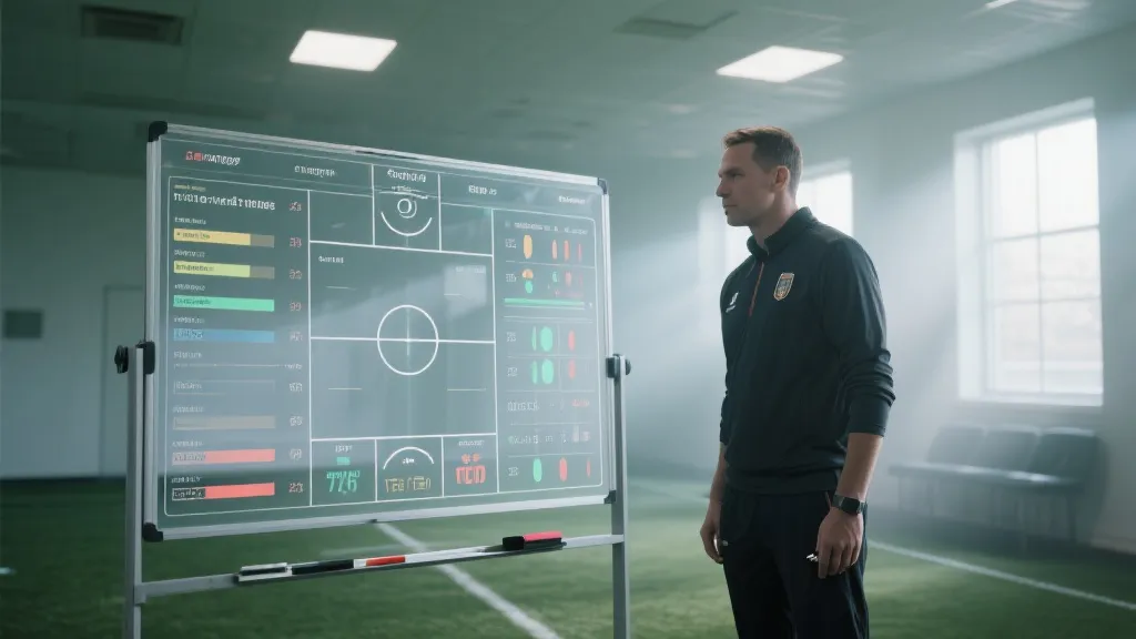 战术板与数据面板结合的比赛解读场景